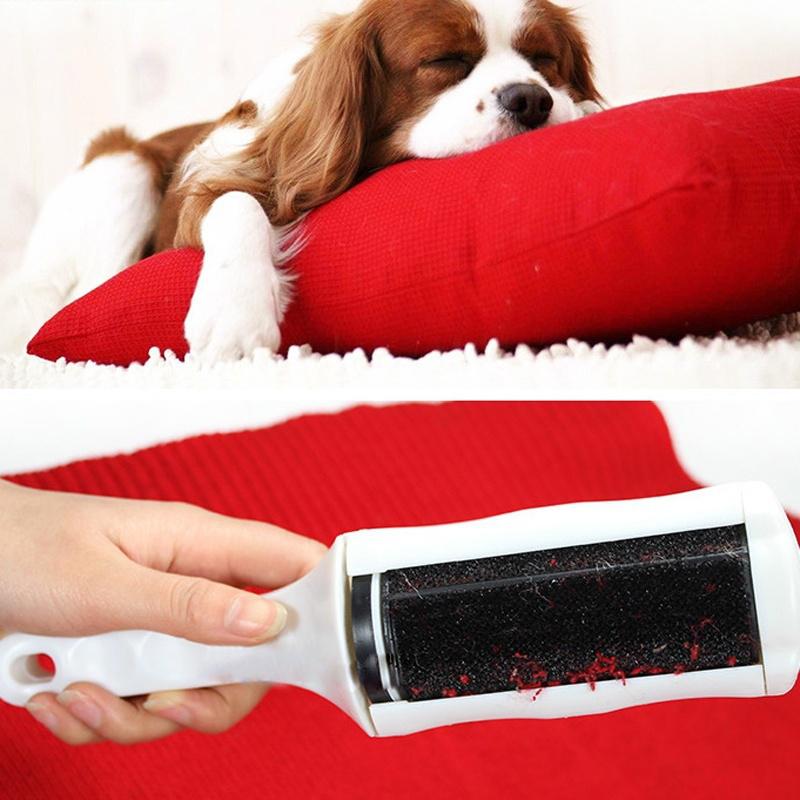 1PC Electrostatic Hair Remover Dust Suction Cleaning Brush For Clothing