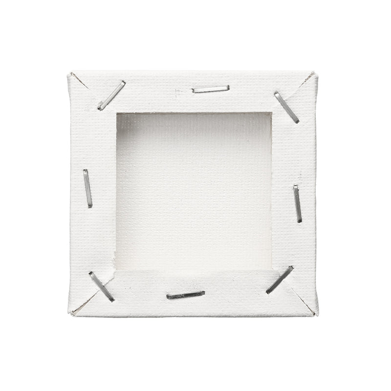 8PCS White Mini Blank Canvas Acrylic Paintings Frame Oil Paint Artist Square Art Sketch Boards Square Canvas