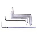 DANIU Locksmith Tools Transparent Practice Lock and 5pcs Wrench Tension Tools Set