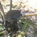 LAOTIE Portable Foldable Multi-function Tri-fold Shovel Outdoor Survival Tool Camping Shovel