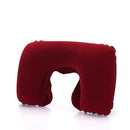 U-Shape Neck Travel Pillow Folding Neck Air Cushion Inflatable Travel Pillows Portable Comfortable