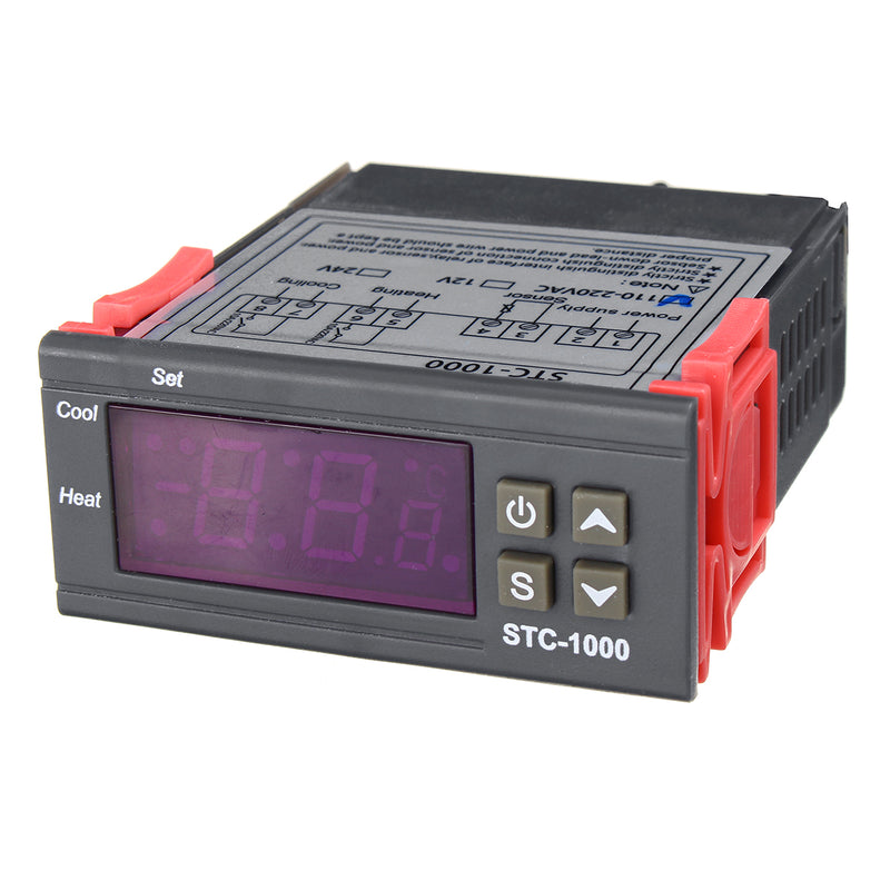 12V Temperature Controller 10A 1500W Digital Dispaly Microcomputer Temperature Controller Switch