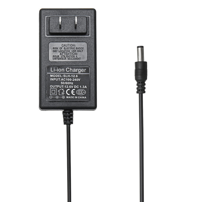 12.6V 1.3A Battery Charger Adapter For Electric Drill 18650 Li-Ion Battery