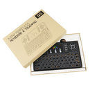 Q9 80 Keys Colorful Backlight Mini Keyboard Wireless Airmouse with Touch Pad