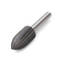 Drillpro 6pcs 6mm Shank Bearing Steel Engraving Grinding Bit Rotary Bur File Rasp Bit For Rotary Tools