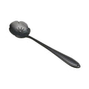 KCASA KC-FS01 Black Stainless Steel Flower Shape Coffee Sugar Spoon Tea Spoon Ice Cream Tableware