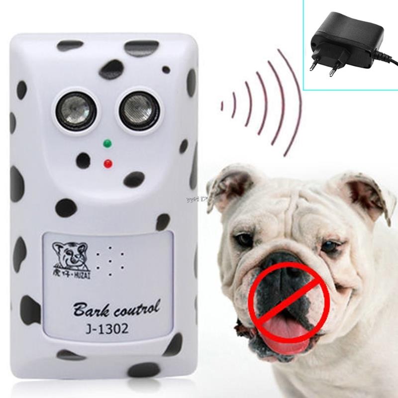 Loskii Dog Repeller New Dog Anti Bark Ultrasonic Humanely Anti No Bark Device Stop Control Dog Barking Silencer  Pet Trainer