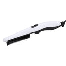 Unisex Electric Beard Straightener Brush Portable Quick Hair Straightening Curling Comb Constant Temperature Negative Ion Hair Styling Tool