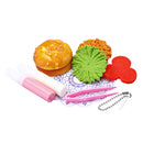 Jandoon DIY Crystal Mud DIY Clay Simulated Hamburger Toy Slime Squishy Bread Food Play Toy