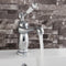 Modern Brass Finish Carving Single Handle Bathroom Kitchen Sink Faucet Mix Tap