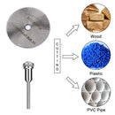 Drillpro 41Pcs Cutting Wheel Set for Rotary Tool 6Pcs HSS Circular Saw Blades 20Pcs Resin Cutting Discs 10Pcs Diamond Cutting Wheels with 5Pcs Mandrels