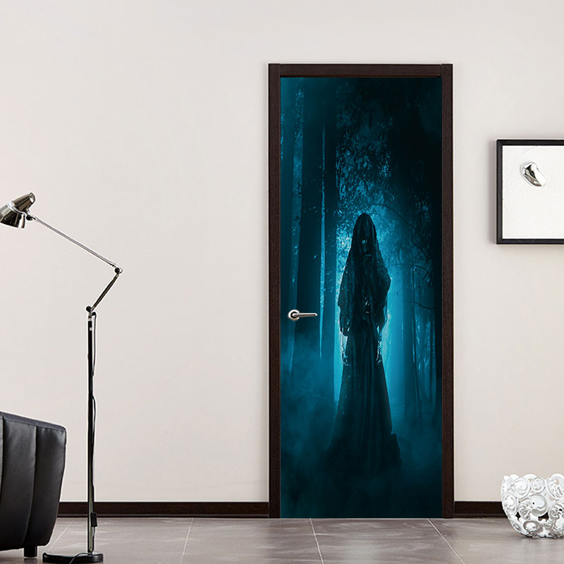 Miico MT005 Halloween Sticker Door Sticker Removable Wall Sticker Room Decoration