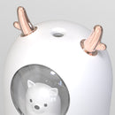 USB 300ml Bear Air Humidifier Mini Touch Induction Quiet Aroma Diffuser Colorful Light For Home Office Car