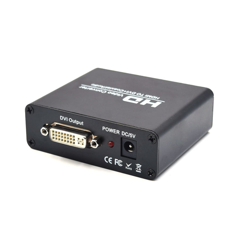 NK-X5 HD to DVI Converter With Sound Coaxial Out 3.5 Audio Switcher For Hd Video