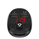 USAMS 3.1A Dual USB Digital Display bluetooth FM Transmitter MP3 Player Fast Charging Car Charger For iPhone XS 11 Pro Huawei P30 Xiaomi Mi9
