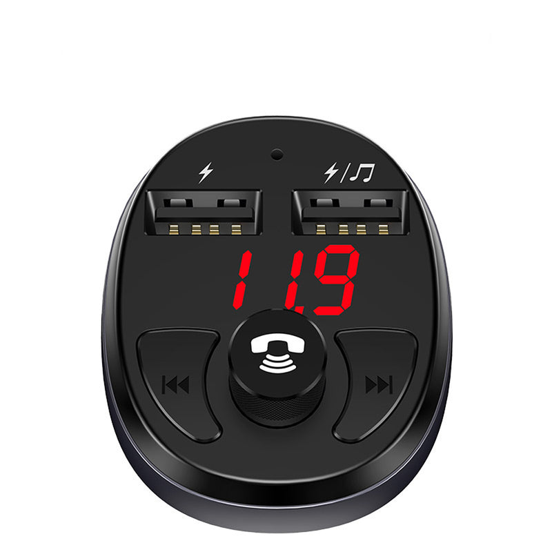 USAMS 3.1A Dual USB Digital Display bluetooth FM Transmitter MP3 Player Fast Charging Car Charger For iPhone XS 11 Pro Huawei P30 Xiaomi Mi9