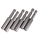 10pcs Socket Drill Bit Holder Hex Shank Magnetic Extension for Screwdriver