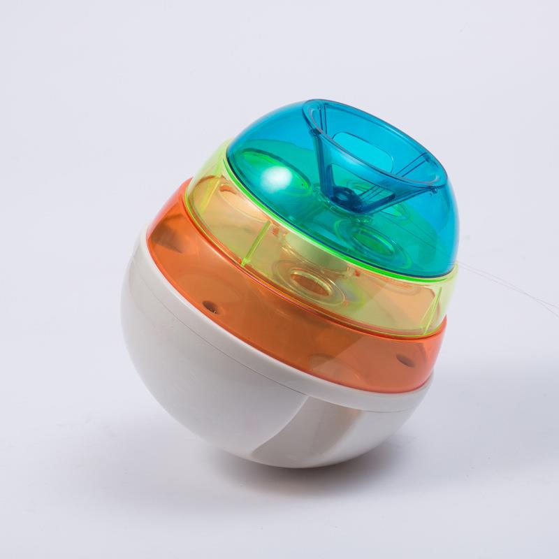 Pet Toys Dog Cat Tumbler Toy Cats Dogs IQ Training Toy Automatically Leak Food Dispenser Plastic Colorful Dogs Slow Feeder Toy