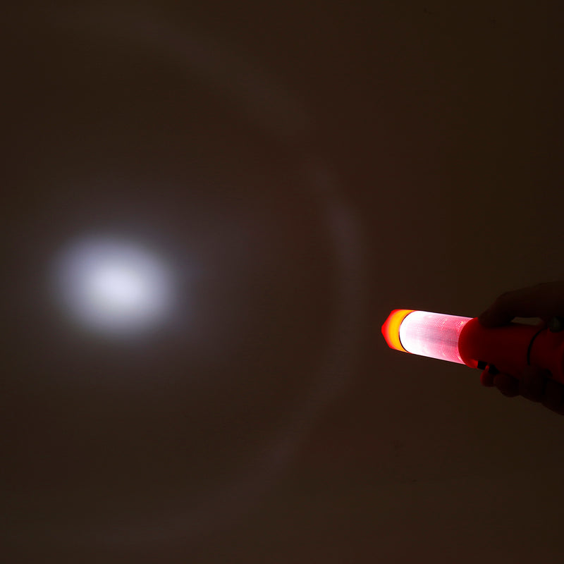 6in1 Car Glass Window Hammers Seat Belt Cutter Flashlight Alarm Emergency Escape Tools