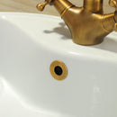 WANFAN WF-0567 Bathroom Parts Basin faucet Sink Overflow Cover Brass Six-foot ring Bathroom Basin Ti