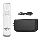 Vesine 520 2.4GHz Wireless PPT Clicker Laser Flip Pen PPT Laser Page Pen 50m Remote Control for School Buisness Meeting Presentaion