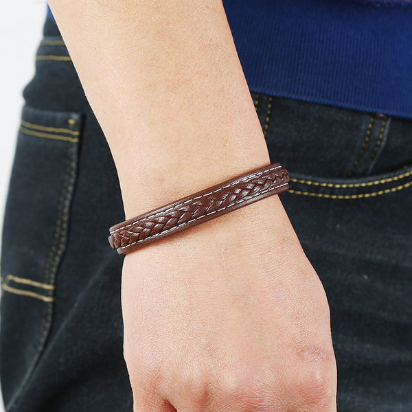 Hand-woven Multi-layer Leather Creative Men's PU Bracelet
