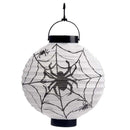 Halloween LED Paper Lantern Pumpkin Spider Bat Lights Hanging Lamp Props Decoration Party Supplies