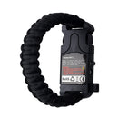 IPRee 8 In 1 Outdoor SOS Survival Bracelet LED Light Compass Whistle Multifunction Tool Kits