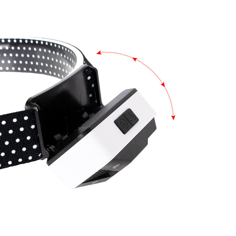 XANES TM-G17 800LM LG LED 10M Infrared Induction Headlamp 5 Modes 45Adjustable Double Switches 1200mAh USB Rechargeable Headlamp Outdoor Bike Headlamps Riding Cycling Lights