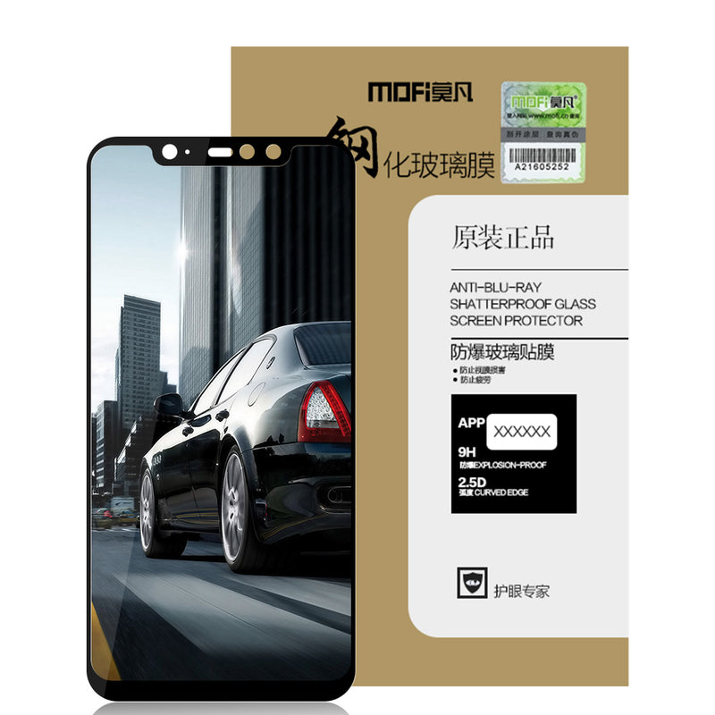 Bakeey Magnetic Adsorption Flip Protective Case+MOFI Tempered Glass Screen Protector + Bakeey Lens Protector for Xiaomi Pocophone F1