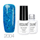 8 Colors Blue Series Shimmer Glitter Nail Gel Soak-off UV Gel DIY Nail Art