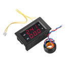 AC100-300V 0-10A Red Blue / Red Red AC Digital Dual LED Display Voltmeter Ammeter Amp Volt Voltage Current Meter Tester