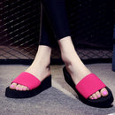 Women Summer One Word Drag Foam Sand Beach Slipper Non-slip EVA Muffled Thick Bottom Sandals