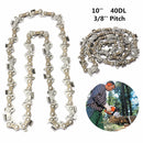 10 Inch 40 Drive Substitution Chain Saw Saw Mill Chain 3/8 Inch Links Pitch 050 Gauge