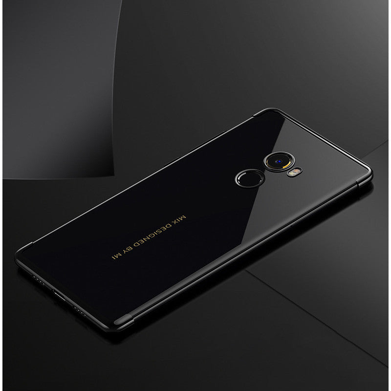 Bakeey Luxury Ultra-Thin Plating Soft TPU Protective Back Cover Case For Xiaomi Mi MIX 2