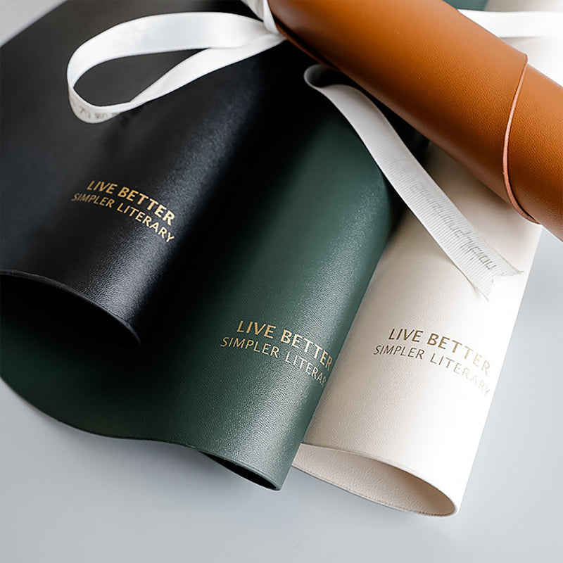 2Pcs/Set Kitchen Placemats Coasters Dining Table Bowl Cup Mats PU Leather Washable