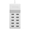 Universal AC 100-240V 10 Port USB Charging Station For Smartphone Tablet