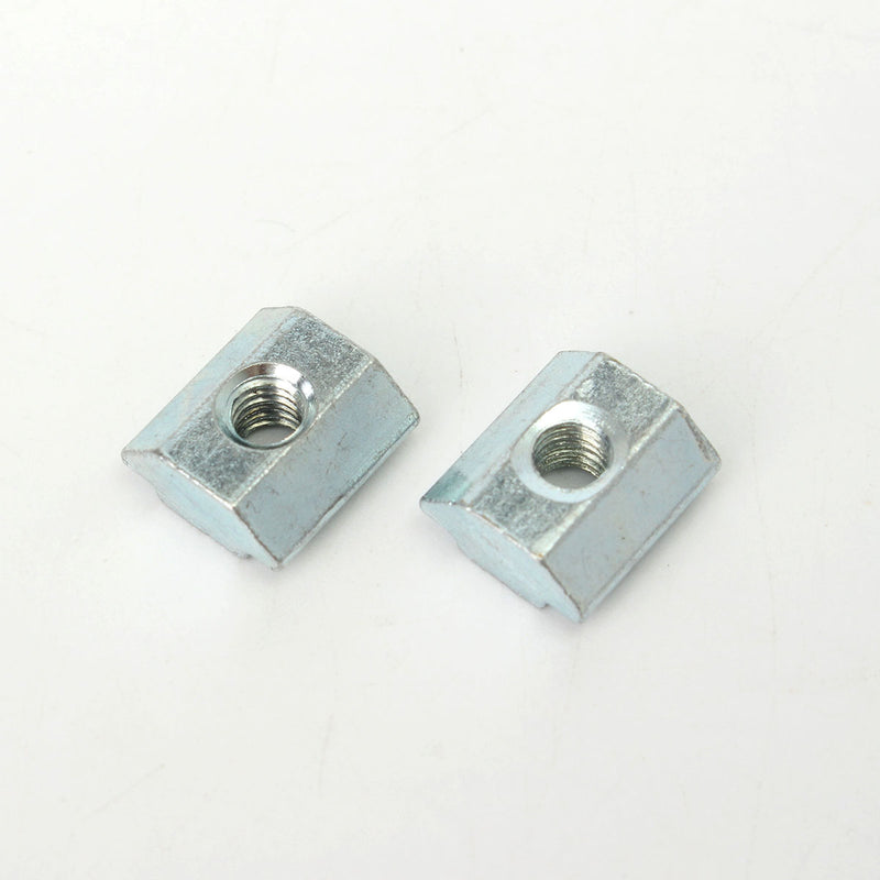 50pcs M4 T Sliding Nut Block for 2020 Aluminum Profile Zinc Coated Plate Aluminum Accessories