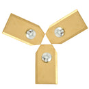 9pcs 0.6mm Replacement Cutter Lawnmower Blades with screws for Husqvarna Robot Mower