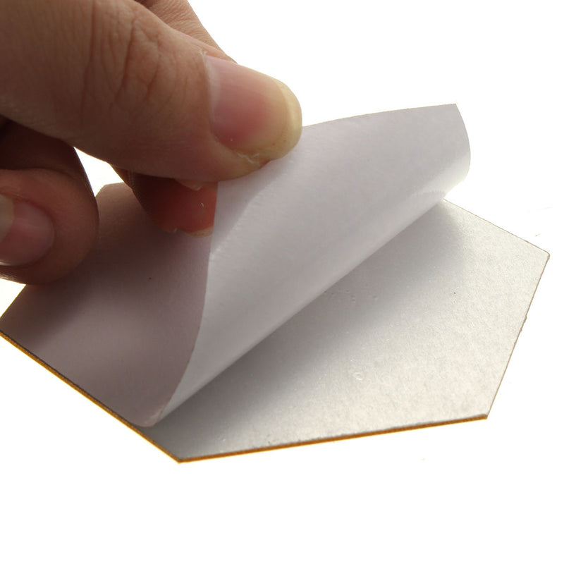 12pcs 3D Mirror Hexagon Vinyl Removable Wall Sticker Decal Home Decor Art DIY