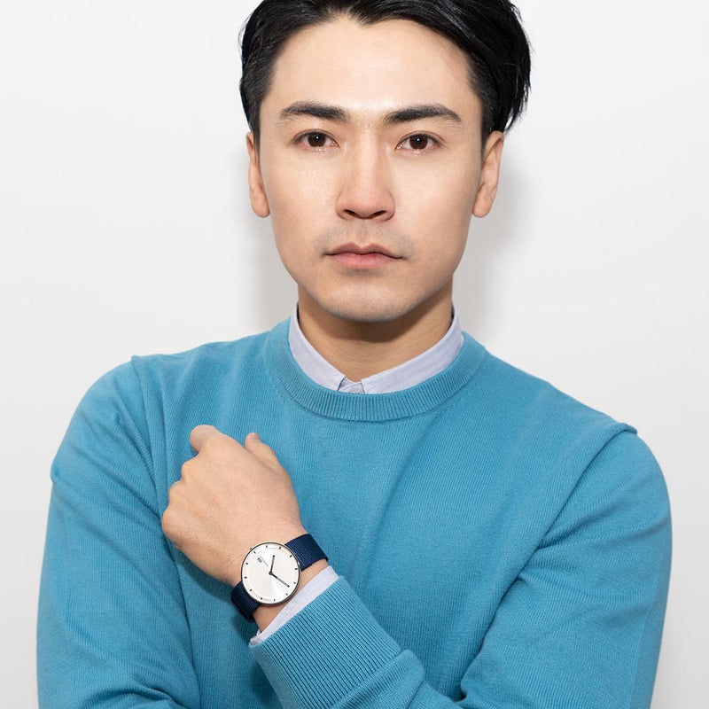 TIMEROLLS COB Ultra-thin Luminous Display 30m Waterproof Leather Strap Quartz Watch from Xiaomi YouPin