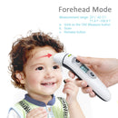KCASA New Infrared Thermometer Temperature Sensor IR Digital LCD Forehead and Ear Non-Contact for Adults Baby Body Care Thermometer Fever Measurement