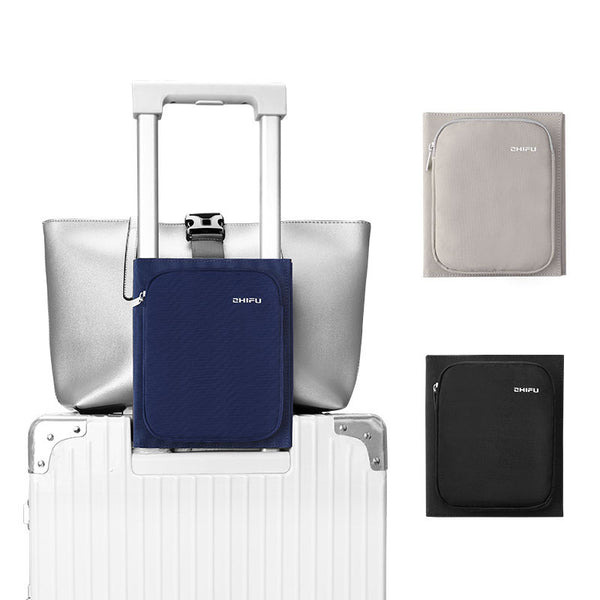 ZHIFU Luggage Fixed Bag Suitcase Fix Storage Bag Portable Travel Trolley Strap Bag