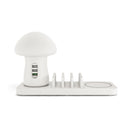 LyRay Tytx-1C Wireless Rechargeable USB LED Night Light Touch Sencer Flexible Dimmable Bedside Desktop Reading Table Lamp Phone Holder