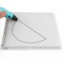 4PCS White Silicone Design Mat Drawing Tools with Basic Template + Insulation Silicone Finger Caps Kit for 3D Printing Pen