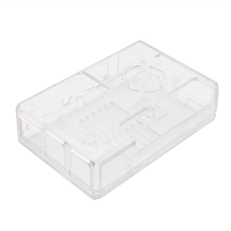 Black/Transparent ABS Case With Fan Hole For Raspberry Pi 3 Model B+ / 3B