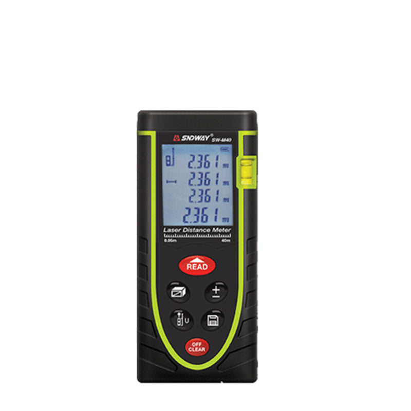 SNDWAY 40m-120m Handheld Laser Range Finder High Precision Infrared Measuring Instrument Laser Distance Meter
