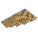 Drillpro 3 SET 1/1.5/2/2.5/3mm HSS Titanium Coated Twist Drill Bits 50PCS/SET High Speed Steel Drill Bits