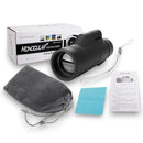 MOGE 10x42 HD Zoomable Monocular Outdoor Portable Camping Traveling Telescope with Spring Clip and Tripod