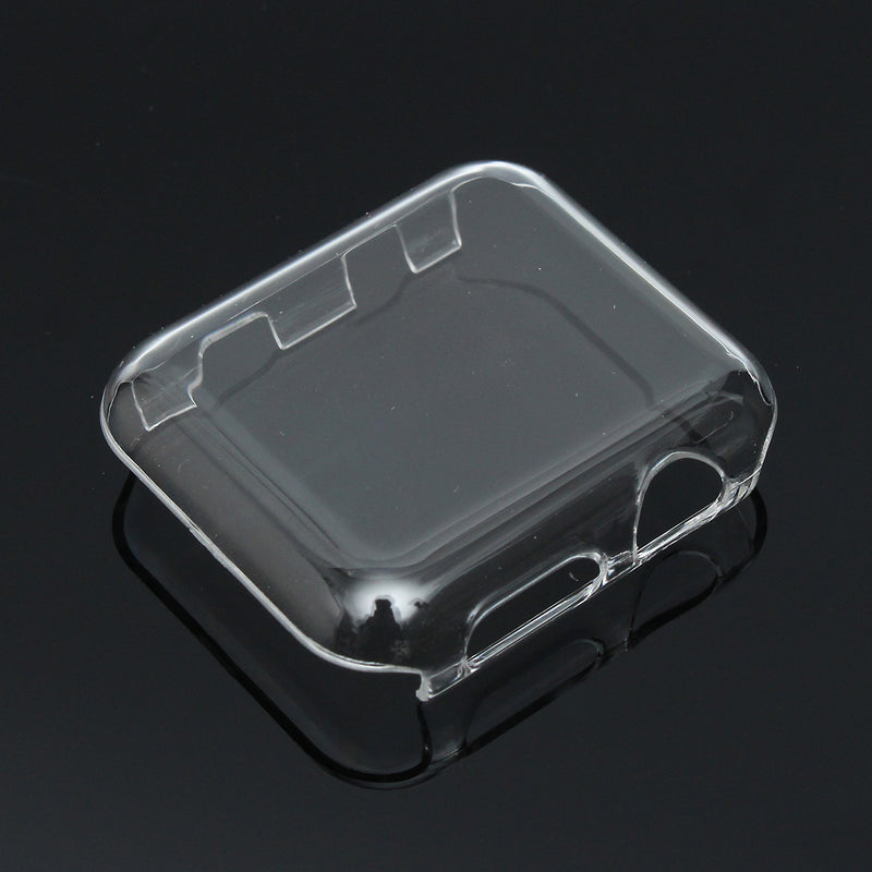 Transparent Clear Slim Hard Snap On Case Cover Screen Protector For 38/42mm Apple Watch Series 2